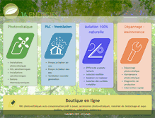 Tablet Screenshot of ja-energies.com